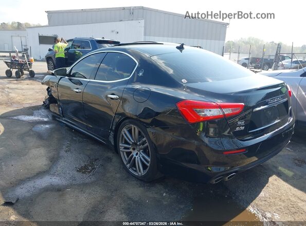 ZAM57YTL5J1293066 2018 MASERATI GHIBLI Black Задня ліва чверть