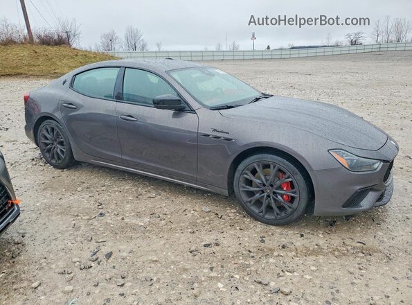 ZAM57YTM7N1386329 2022 MASERATI GHIBLI Gray Delantero derecho