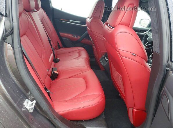 ZAM57YTM7N1386329 2022 MASERATI GHIBLI Gray Vista de los asientos traseros
