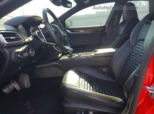 ZAM57YTS5N1382150 2022 MASERATI GHIBLI Red Front interior view