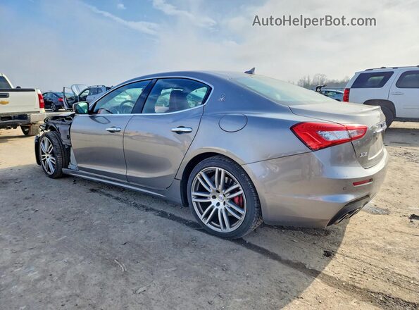 ZAM57YTS9K1337532 2019 MASERATI GHIBLI Gray Rear left