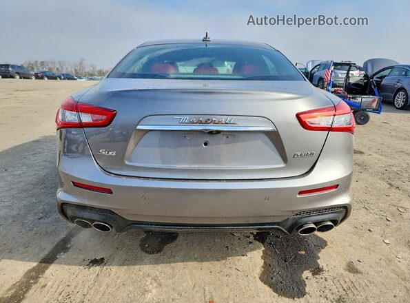 ZAM57YTS9K1337532 2019 MASERATI GHIBLI Gray Rear view