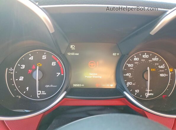 ZARFAMAN0L7626738 2020 ALFA ROMEO GIULIA Black 