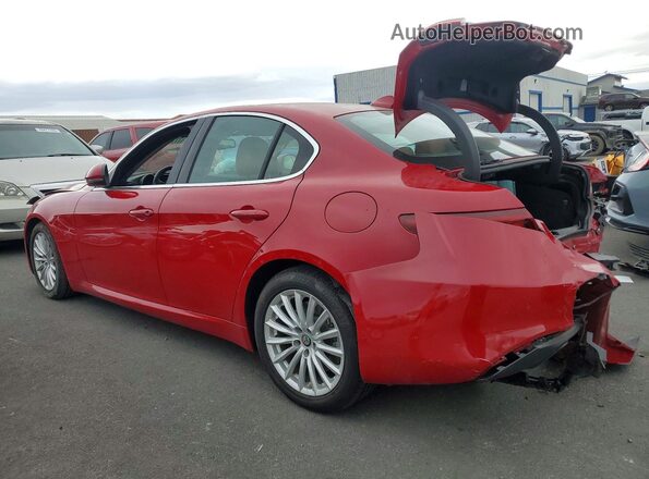 ZARFAMAN0M7639930 2021 ALFA ROMEO GIULIA Red Rear left