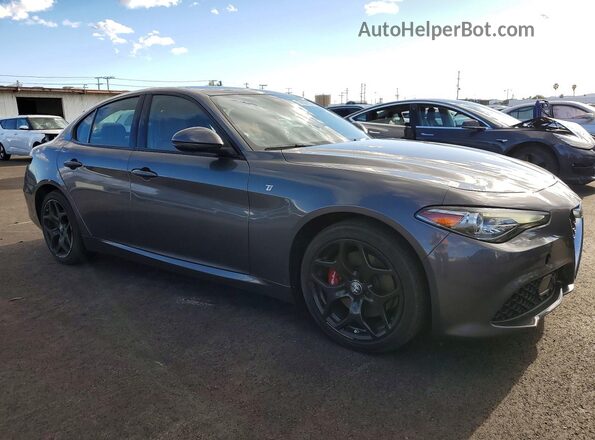 ZARFAMBN0P7676656 2023 ALFA ROMEO GIULIA Gray Przód prawy