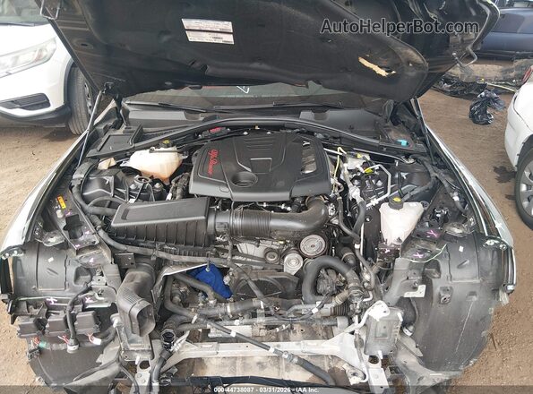 ZARFAMBN5N7665326 2022 ALFA ROMEO GIULIA Black Հետևի տեսք