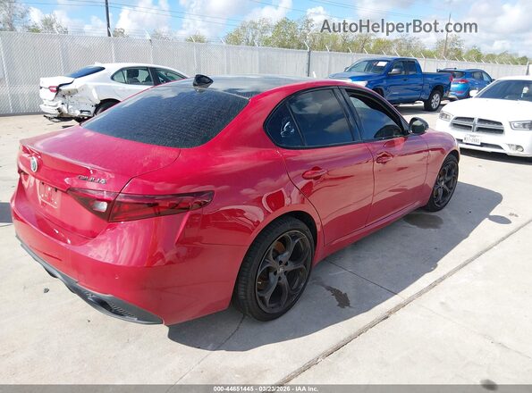 ZARFAMBN6M7649361 2021 ALFA ROMEO GIULIA Красный Задняя правая четверть