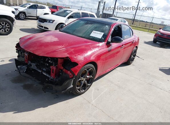 ZARFAMBN6M7649361 2021 ALFA ROMEO GIULIA Красный Передняя левая четверть