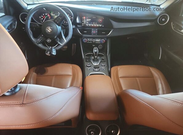 ZARFAMBN6N7666260 2022 ALFA ROMEO GIULIA Turquoise წინა პანელის ხედი
