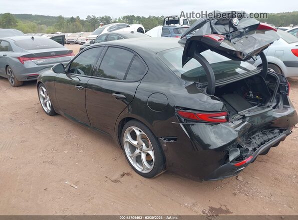 ZARFAMBN7L7630543 2020 ALFA ROMEO GIULIA Black Tył lewy