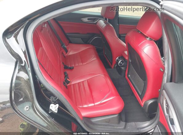 ZARFAMBN7L7630543 2020 ALFA ROMEO GIULIA Black Widok naklejki z numerem VIN