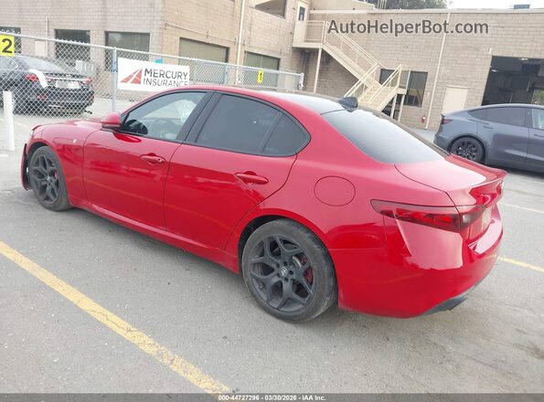 ZARFAMBN7P7670515 2023 ALFA ROMEO GIULIA Red Задня ліва чверть