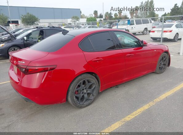 ZARFAMBN7P7670515 2023 ALFA ROMEO GIULIA Red Задня права чверть