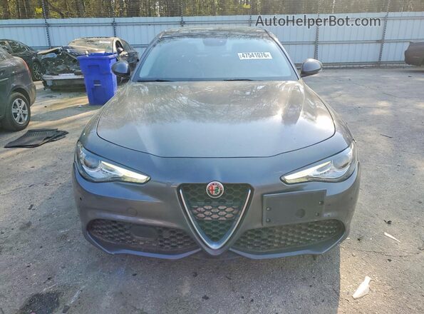ZARFAMBN9K7605819 2019 ALFA ROMEO GIULIA Gray Widok z przodu