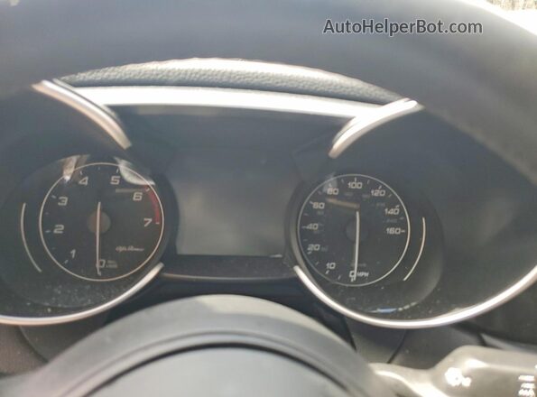 ZARFAMBNXN7666262 2022 ALFA ROMEO GIULIA White Вид щитка приладів