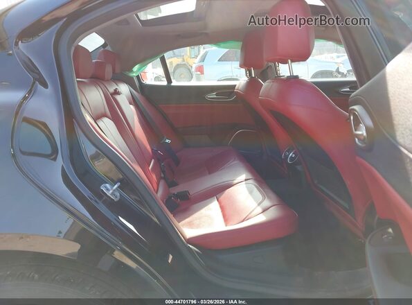 ZARFANBN0M7648230 2021 ALFA ROMEO GIULIA Black VIN sticker view