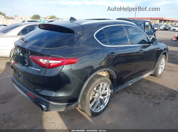 ZASFAKBN4J7B94818 2018 ALFA ROMEO STELVIO Black Tył prawy