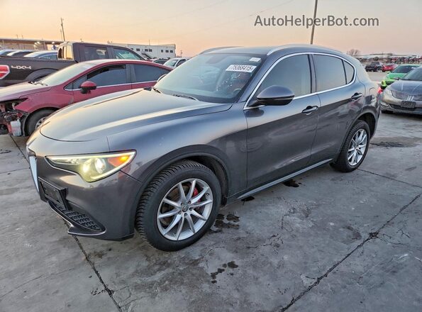 ZASFAKBN7J7B71680 2018 ALFA ROMEO STELVIO Серый Задняя левая четверть