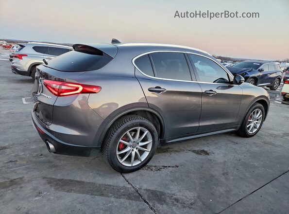 ZASFAKBN7J7B71680 2018 ALFA ROMEO STELVIO Серый Передняя правая четверть
