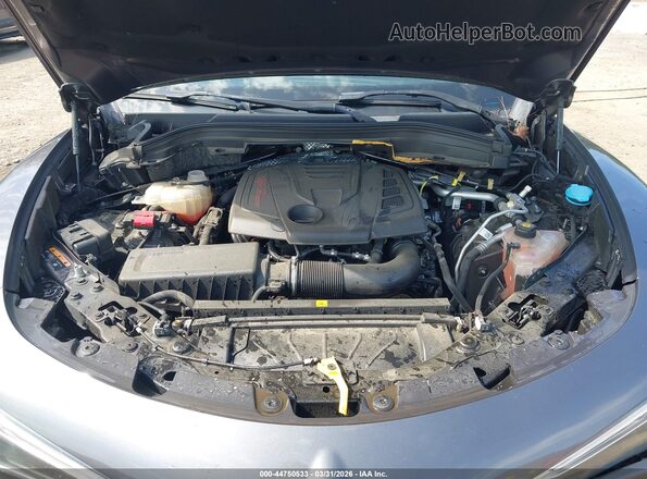 ZASFAKBN8J7B62146 2018 ALFA ROMEO STELVIO Gray უკანა ხედი