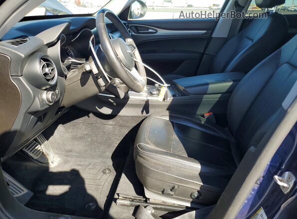 ZASFAKPN7J7B75978 2018 ALFA ROMEO STELVIO Blue წინა სალონის ხედი