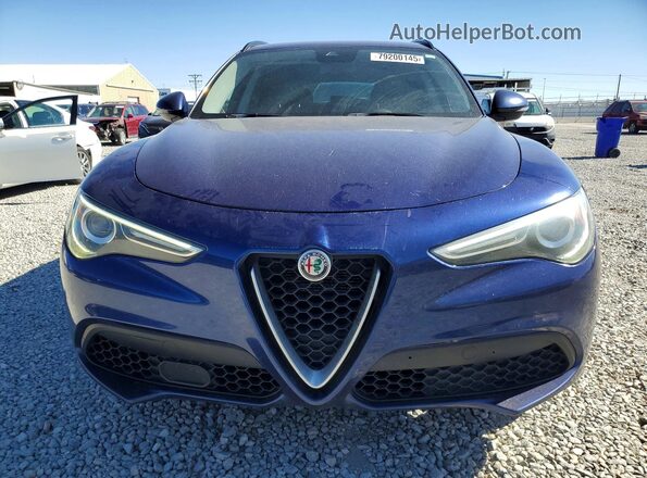 ZASFAKPN7J7B75978 2018 ALFA ROMEO STELVIO Blue წინა ხედი