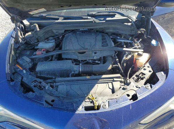 ZASFAKPN7J7B75978 2018 ALFA ROMEO STELVIO Blue ძრავის განყოფილების ხედი