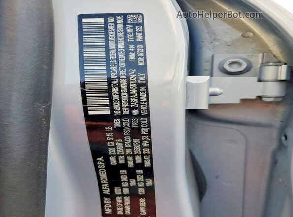 ZASPAJAN5N7D24742 2022 ALFA ROMEO STELVIO Silver 360 interior view