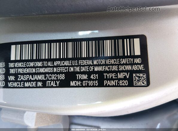 ZASPAJAN6L7C92168 2020 ALFA ROMEO STELVIO Gray Vista del compartimento del motor