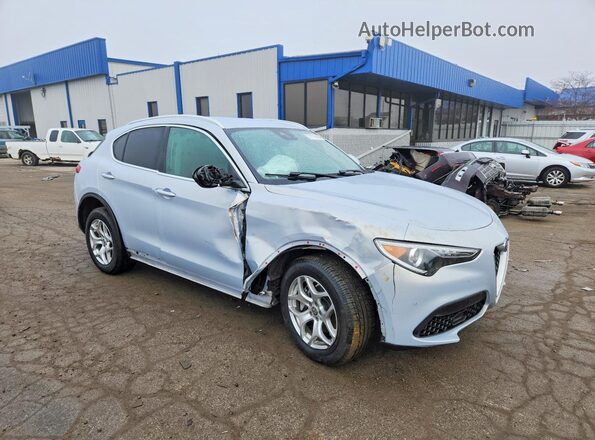 ZASPAKAN1M7D15038 2021 ALFA ROMEO STELVIO Silver Front right