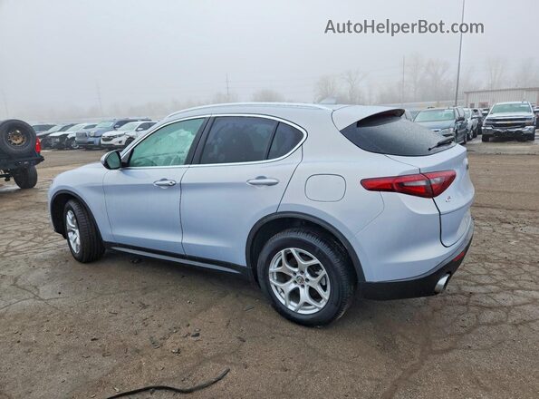 ZASPAKAN1M7D15038 2021 ALFA ROMEO STELVIO Silver Rear left