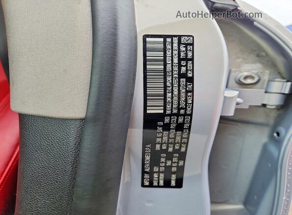 ZASPAKAN1M7D15038 2021 ALFA ROMEO STELVIO Silver Engine compartment view