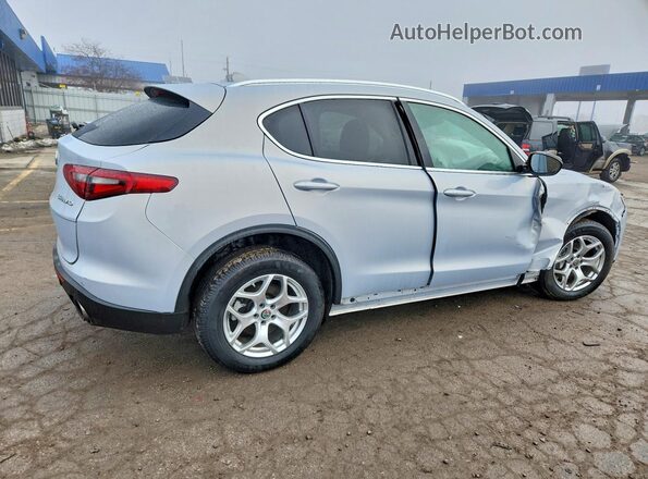 ZASPAKAN1M7D15038 2021 ALFA ROMEO STELVIO Silver Rear right