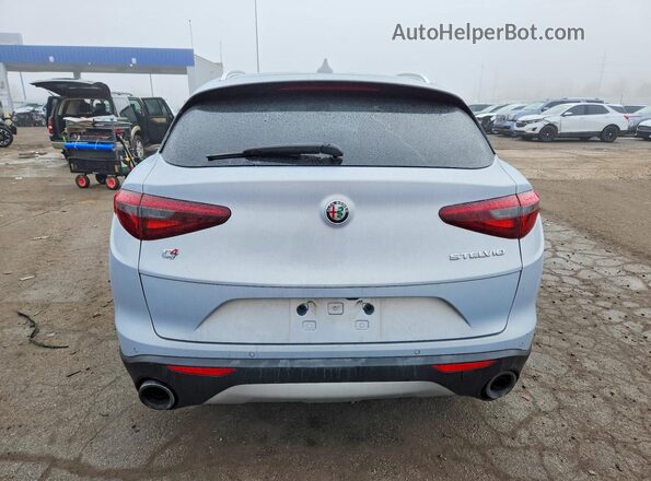 ZASPAKAN1M7D15038 2021 ALFA ROMEO STELVIO Silver Rear view