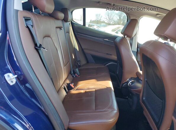 ZASPAKAN4K7C32376 2019 ALFA ROMEO STELVIO Blue Rear interior view