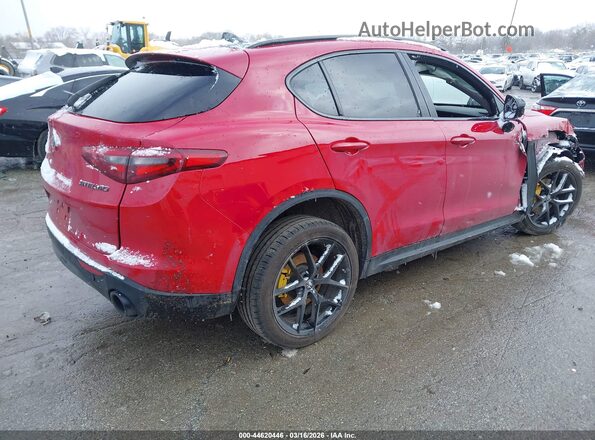 ZASPAKAN5K7C59344 2019 ALFA ROMEO STELVIO Red უკანა მარჯვენა