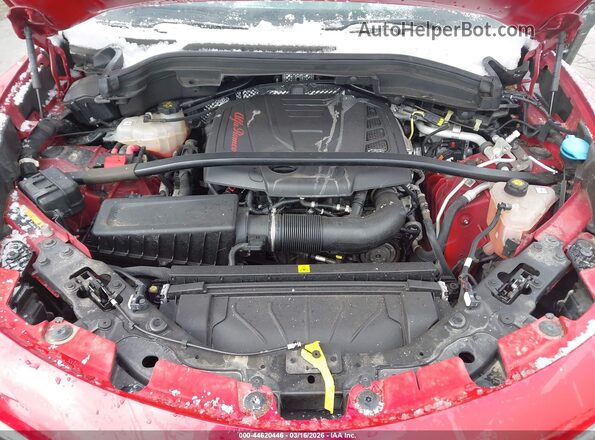 ZASPAKAN5K7C59344 2019 ALFA ROMEO STELVIO Red უკანა ხედი