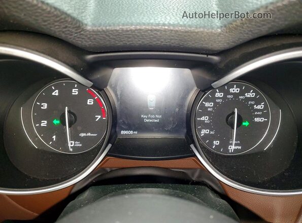 ZASPAKAN6M7D12538 2021 ALFA ROMEO STELVIO Белый Вид щитка приборов