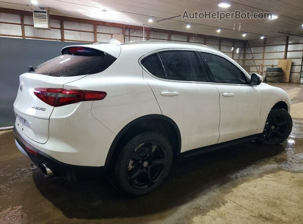 ZASPAKAN6M7D12538 2021 ALFA ROMEO STELVIO Белый Задняя правая четверть