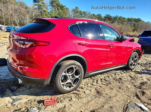 ZASPAKAN8M7D09527 2021 ALFA ROMEO STELVIO Red Հետևի աջ