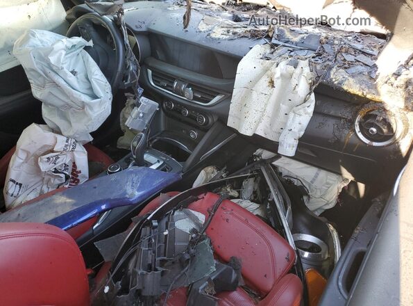ZASPAKAN9N7D36799 2022 ALFA ROMEO STELVIO Blue Vista del salpicadero