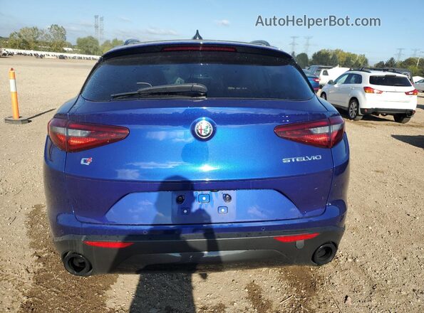ZASPAKAN9N7D36799 2022 ALFA ROMEO STELVIO Blue Vista trasera