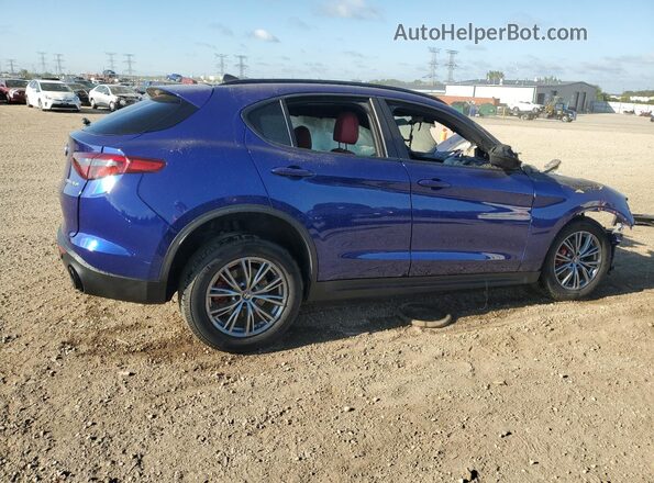 ZASPAKAN9N7D36799 2022 ALFA ROMEO STELVIO Blue Trasero derecho