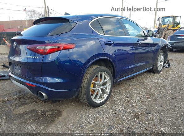ZASPAKBN0M7D16647 2021 ALFA ROMEO STELVIO Blue Trasero derecho