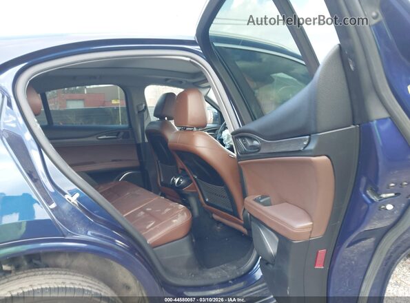 ZASPAKBN0M7D16647 2021 ALFA ROMEO STELVIO Blue Vista de la etiqueta del VIN