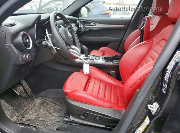 ZASPAKBN1R7D70532 2024 ALFA ROMEO STELVIO Black Սալոնի դիմացի տեսք