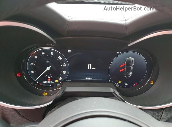 ZASPAKBN1R7D70532 2024 ALFA ROMEO STELVIO Black Սարքավորումների վահանակի տեսք
