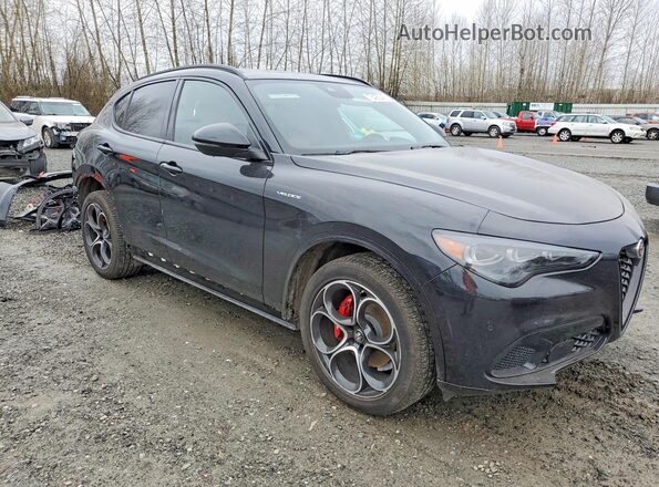 ZASPAKBN1R7D70532 2024 ALFA ROMEO STELVIO Black Առջևի աջ