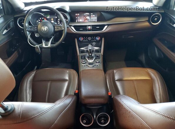 ZASPAKBN2L7C97596 2020 ALFA ROMEO STELVIO Gray წინა პანელის ხედი