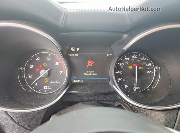 ZASPAKBN2P7D54918 2023 ALFA ROMEO STELVIO Black Vista del cuadro de instrumentos